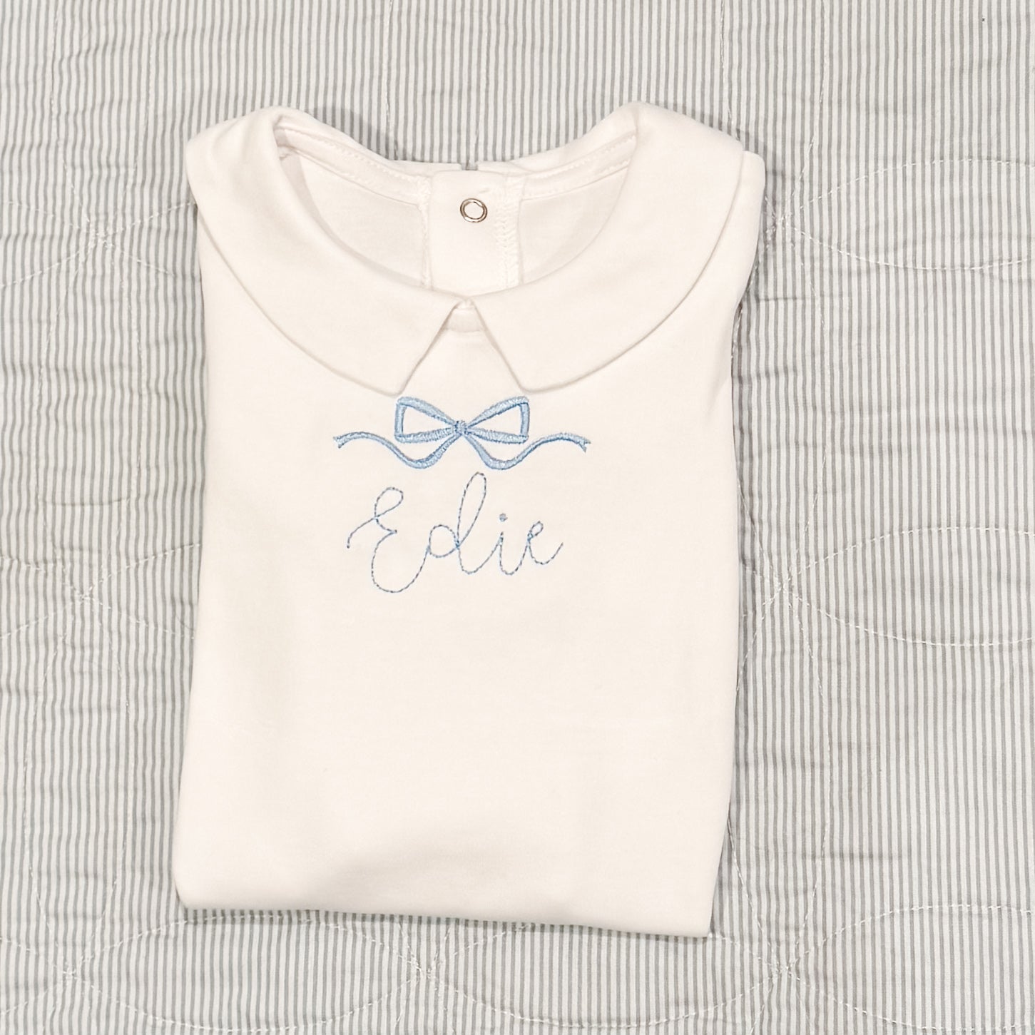 Peter Pan Collar Onesie - Longsleeve (Unisex)