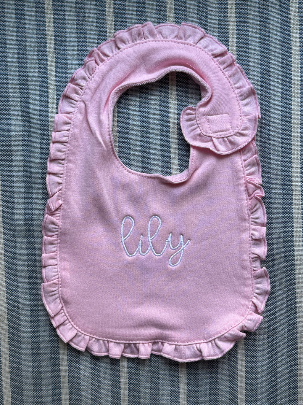 Ruffled Baby Bib