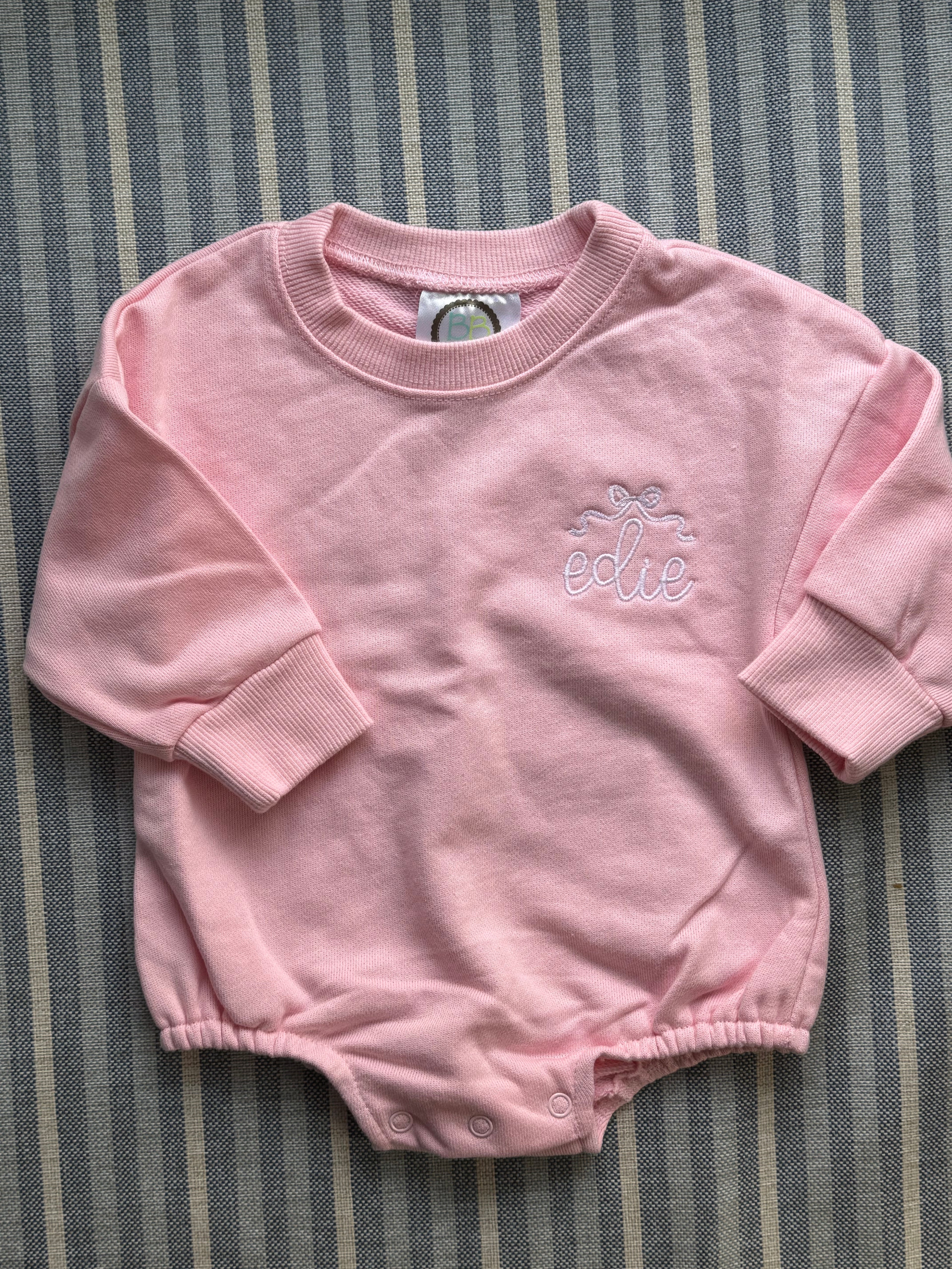 Sweatshirt Bubble Romper (Unisex)