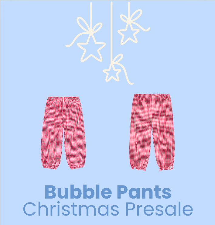 Christmas Presale: Gingham Bubble Pants