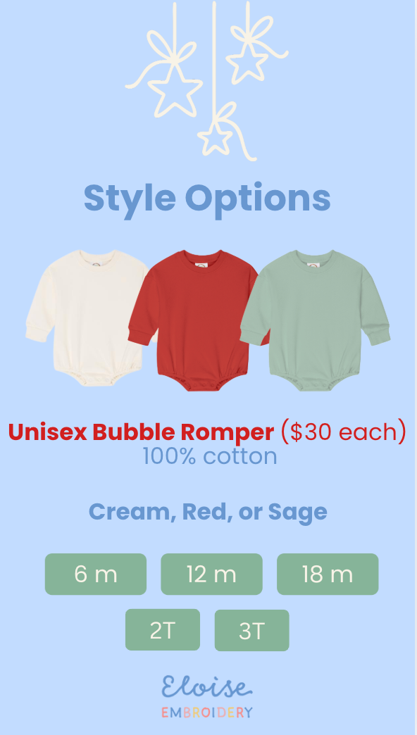 Christmas Presale: Sweatshirt Romper